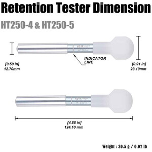  ST5163 Retention Tool Kit HT250-4 Retention Tool+68-020-01+68-022-01+67-020-01+67-022-01 Tester Tips, 7.0 THRU 18.0 LBS.