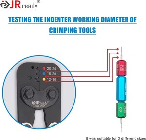  ST2154 TOOL KIT ACT-232(RED) (GMT232 M22520/37-01 AD-1377) Crimp Tool (G411 Gage)