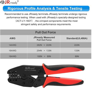  ACT-LY-16DT Open Barrel Terminal Crimper for JRready / Deutsch Stamped Formed Contacts