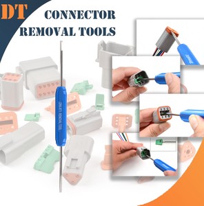  JRready ST6144 333PCS DT Connector Kit(Deutsch Connectors Kit) 2 3 4 6 Pin Connectors & 16# Solid Contacts Terminals & JRD-HDT-4